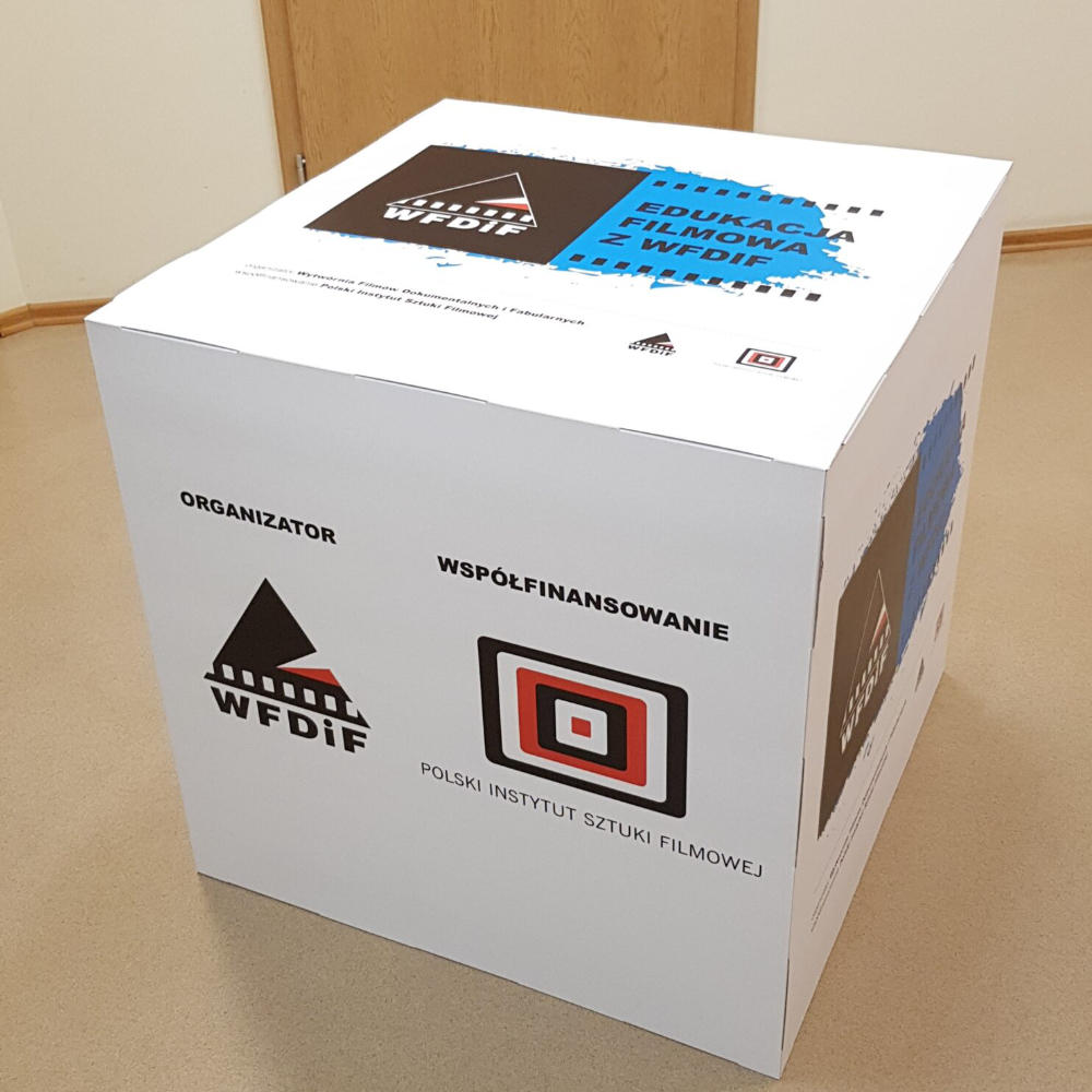 Cubo di cartone 70x70x70cm stampato