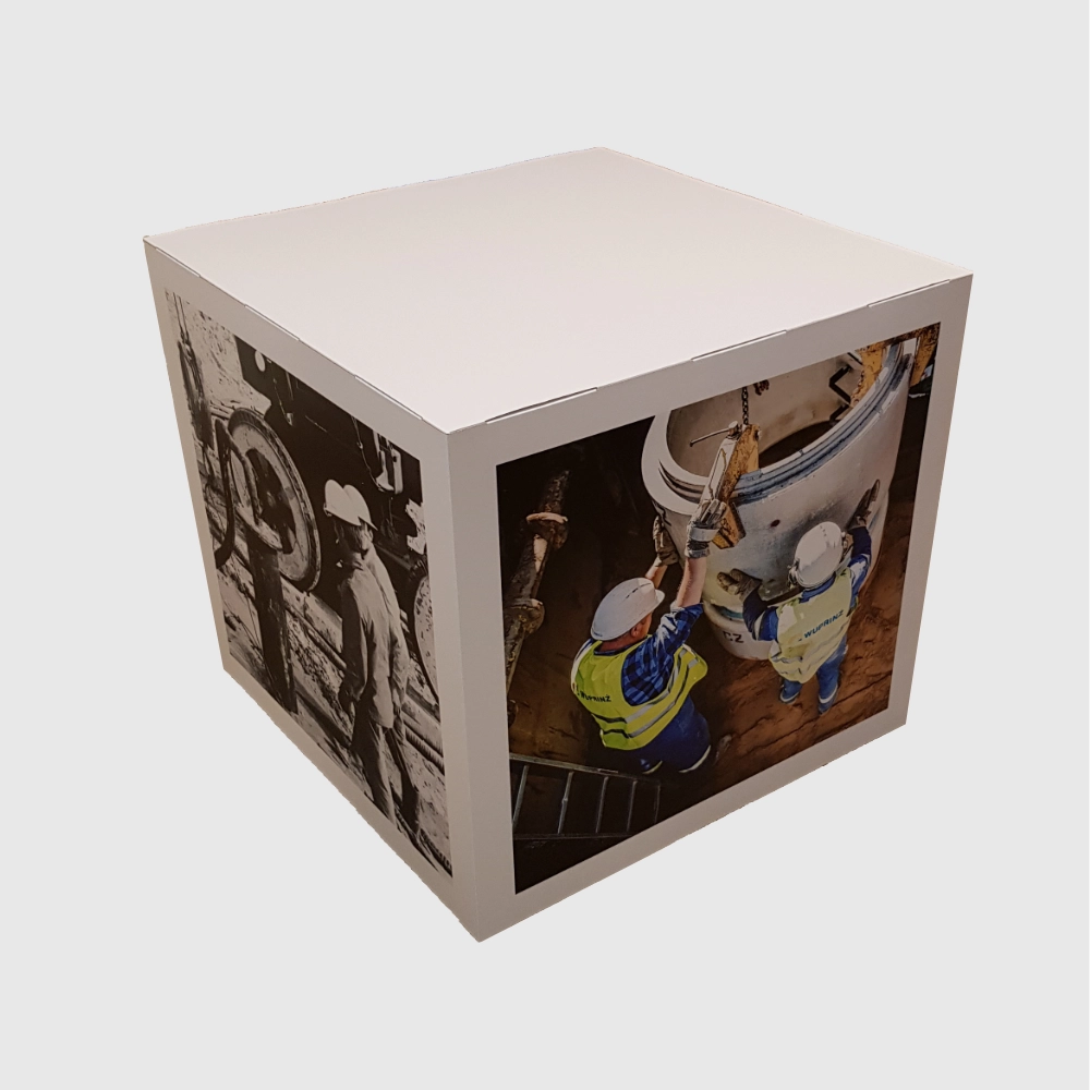 Cubo grande in cartone 80x80x80cm