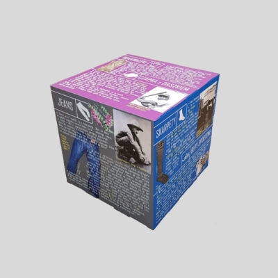 Cubo in cartone 50x50 stampato