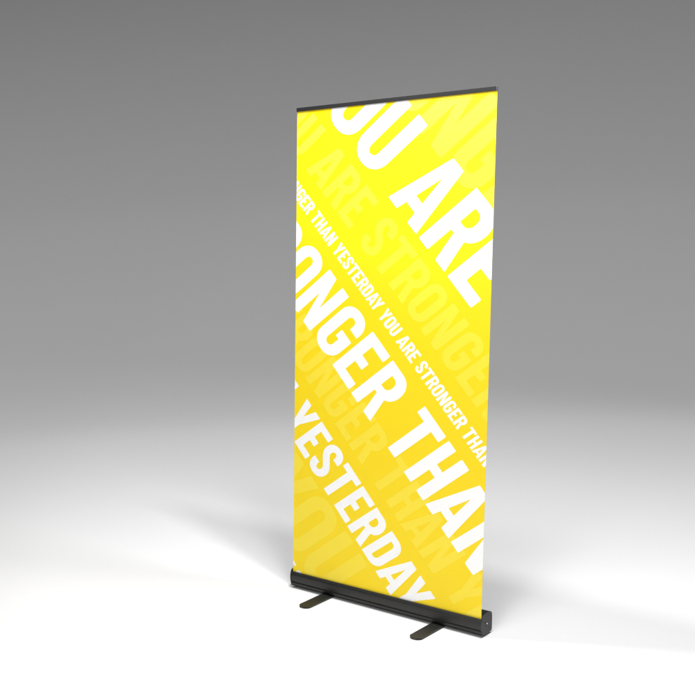 Roll-up Nero pubblicitario
